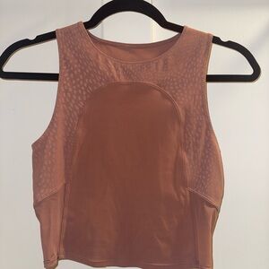 Lululemon High Neck Crop Tank Dusty Rose Size 4